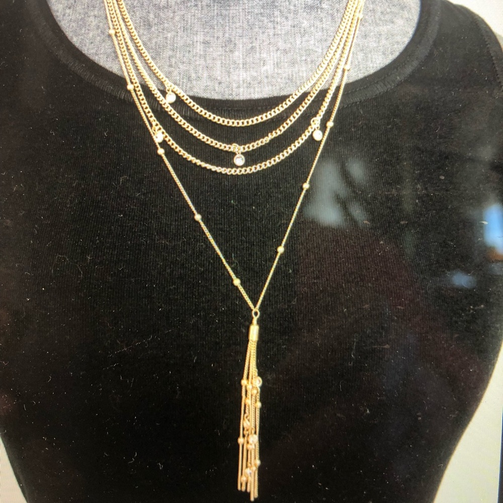 Erika Chloe Tassel Necklace